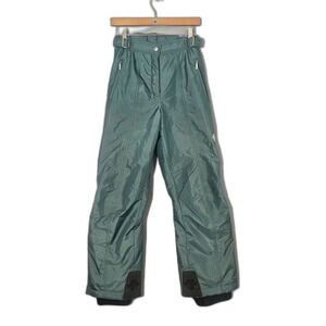 Descente Womens Sz 6 Ski Pants Insulated Snowboard Pants D2-9113 Green